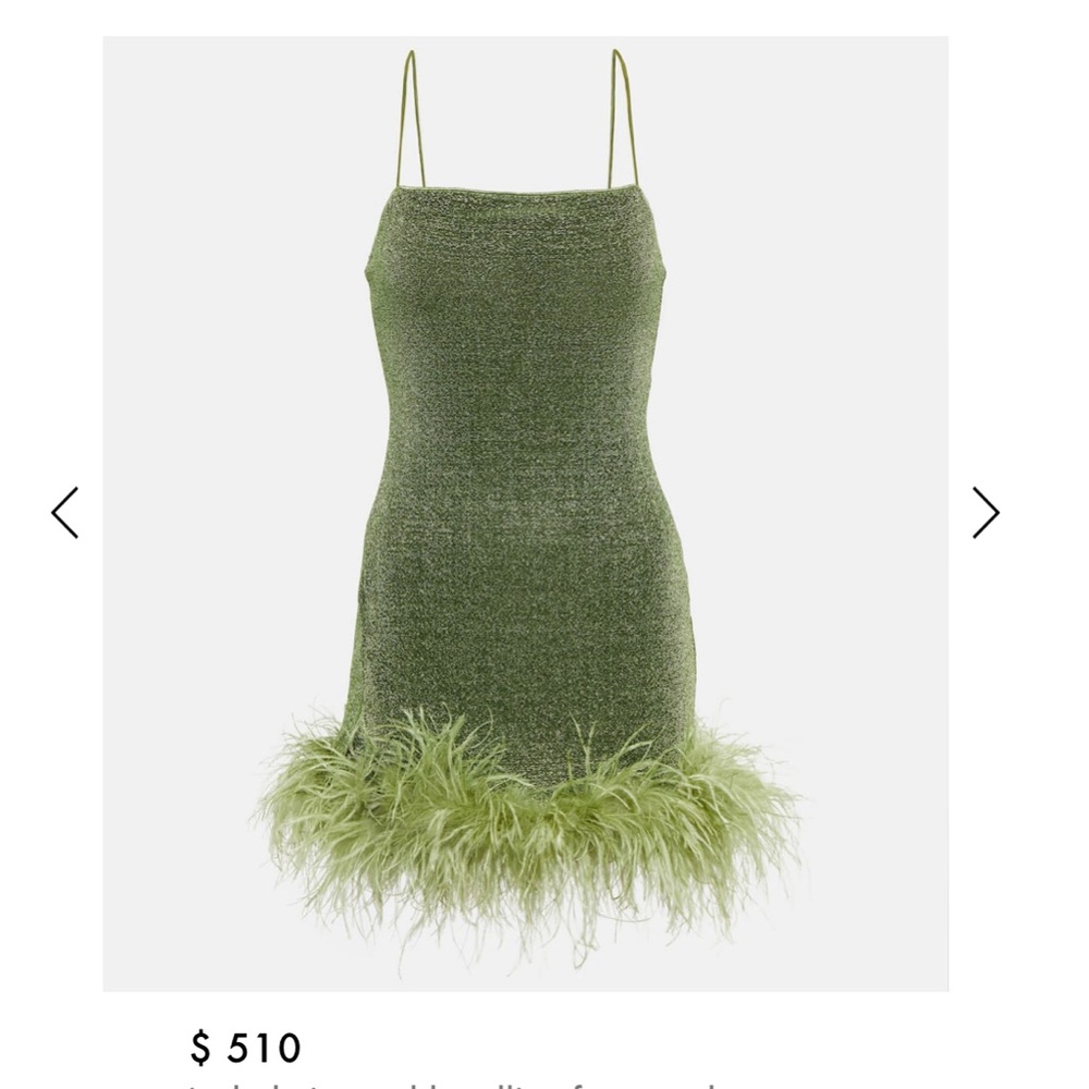 Lumiere Plumage minidress- OSÉREE
